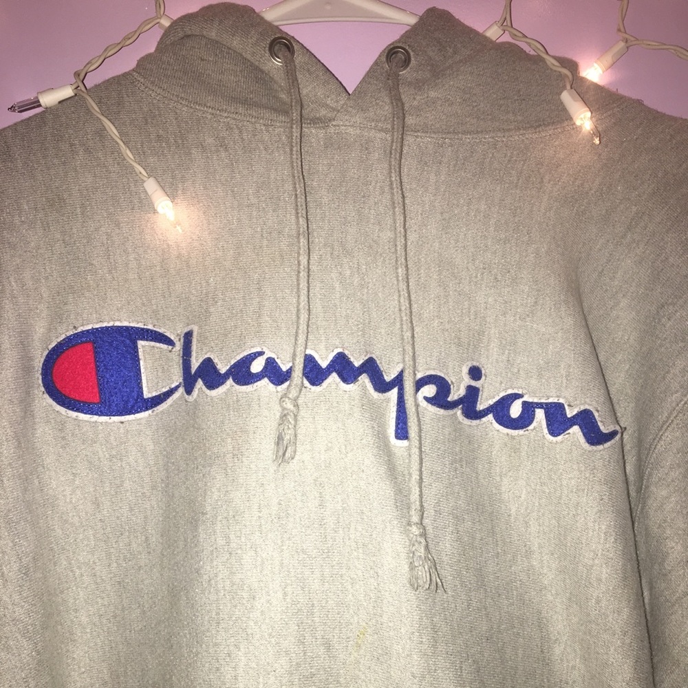Gray Champion Hoodie in Great Condition!
